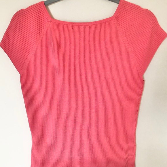 August Silk Ribbed Sweater/Shell - Picture 2 of 5